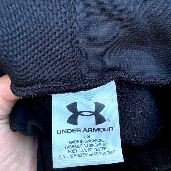 Under Armour, Black, Hoodie, Size L - Picture 4 of 4